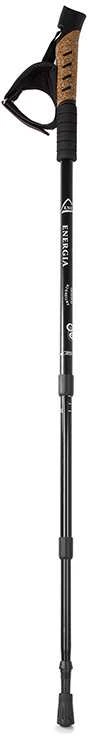 Šiaurietiško ėjimo lazda su kamštine rankena, 65-135 cm