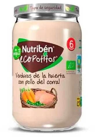 Nutribén Ecopotito Daržovės ir vištiena 235g