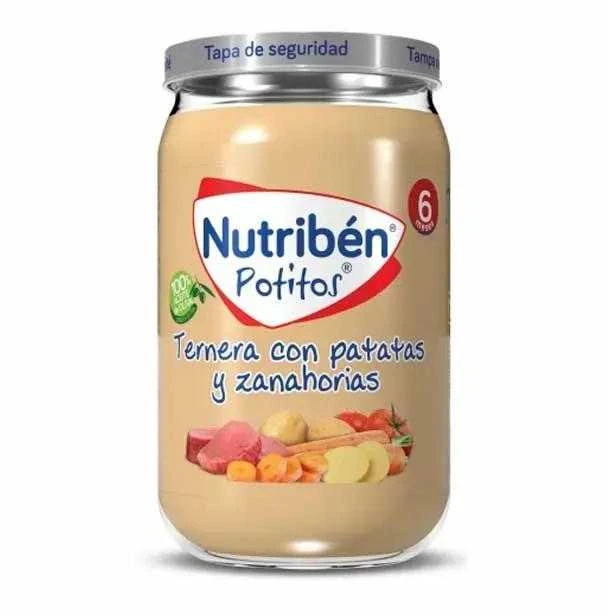 Nutribén Potito Jautiena, bulvės ir morkos 235g