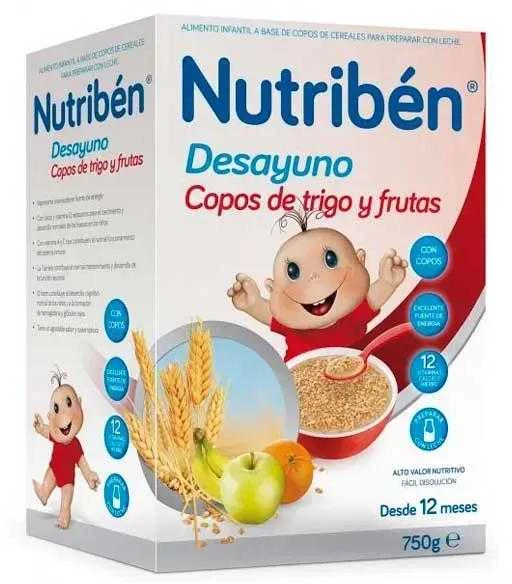 "Nutribén" pusryčių dribsniai "Wheat Wheat Fruit" 750g