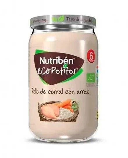 Nutribén Ecopotito Laisvai auginama vištiena su ryžiais 235g