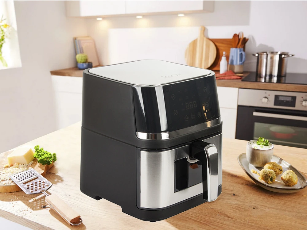 Karšto oro gruzdintuvė 2400W 10L su LCD ekranu