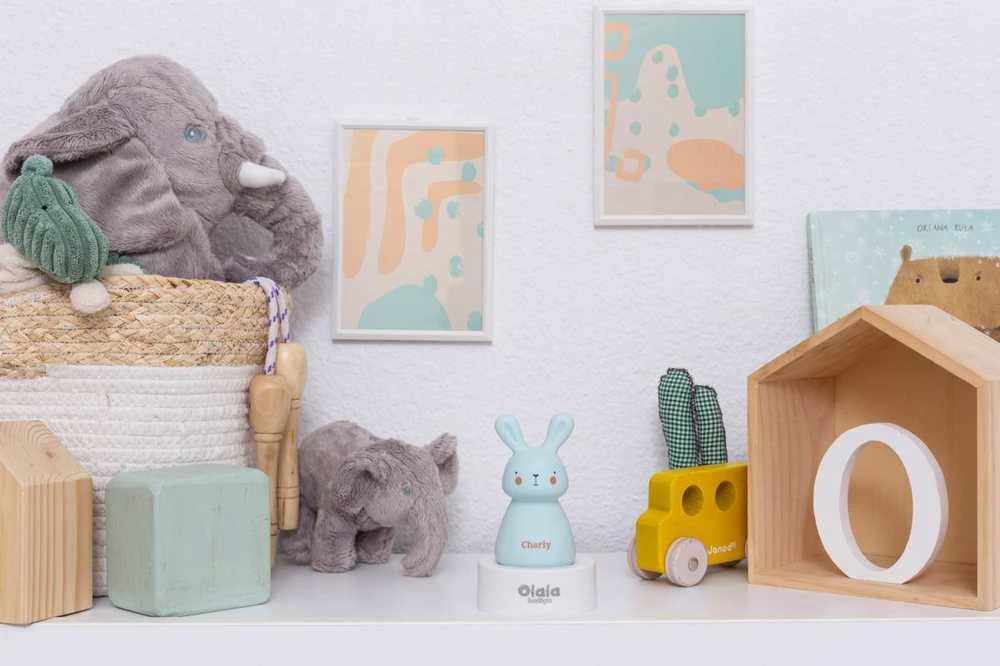 Olala Boutique Olala LED Naktinė Lempa - Kiškis Charly, Mėlyna