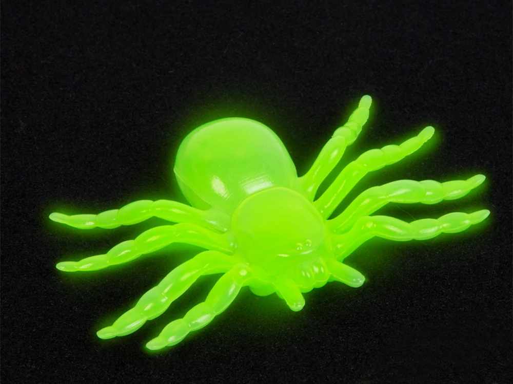 Fluorescensiniai Helovino vorai, 11 cm, 2 vnt.