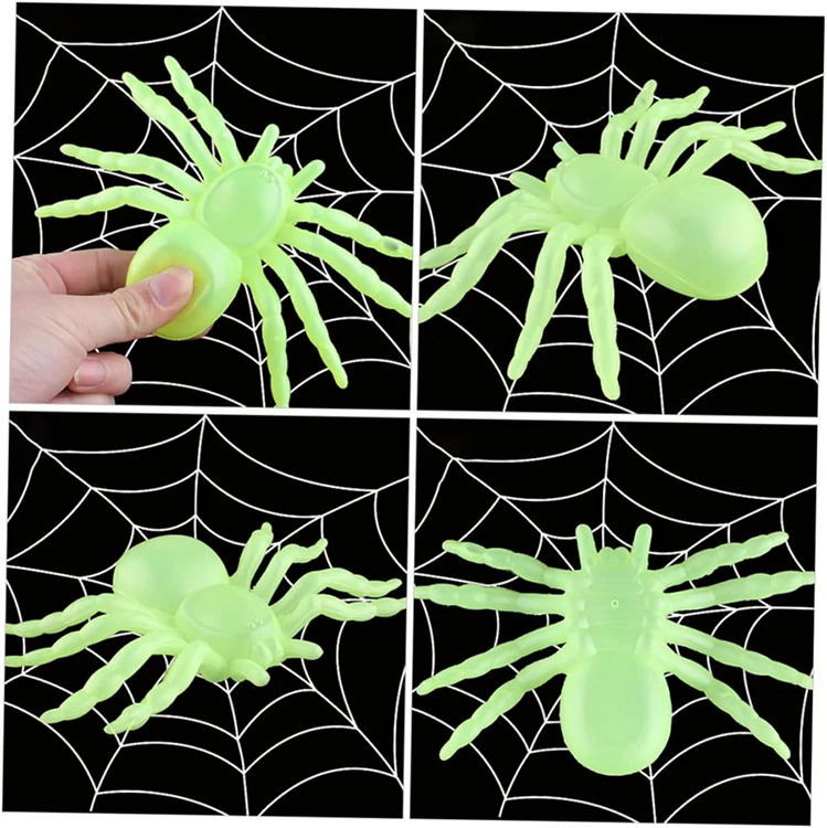 Fluorescensiniai Helovino vorai, 11 cm, 2 vnt.