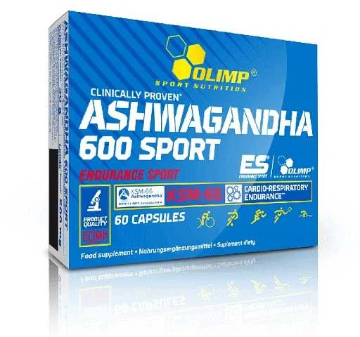 Olimp Ashwagandha 600 Sport, 60 kapsulių