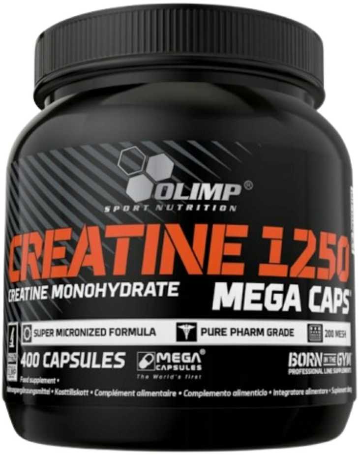 OLIMP Kreatinas Mega Caps 1250 mg 400 kapsulių