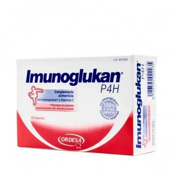 Ordesa Imunoglukan P4h 30 kapsulių