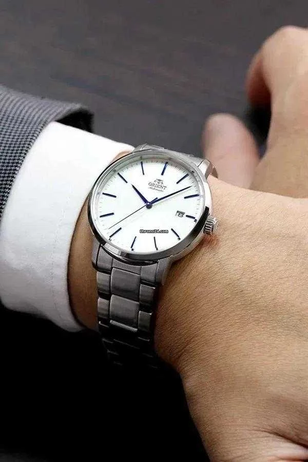 „Orient Contemporary“ stilingas vyriškas laikrodis „Maestro“ RA-AC0E02S10B + BOX