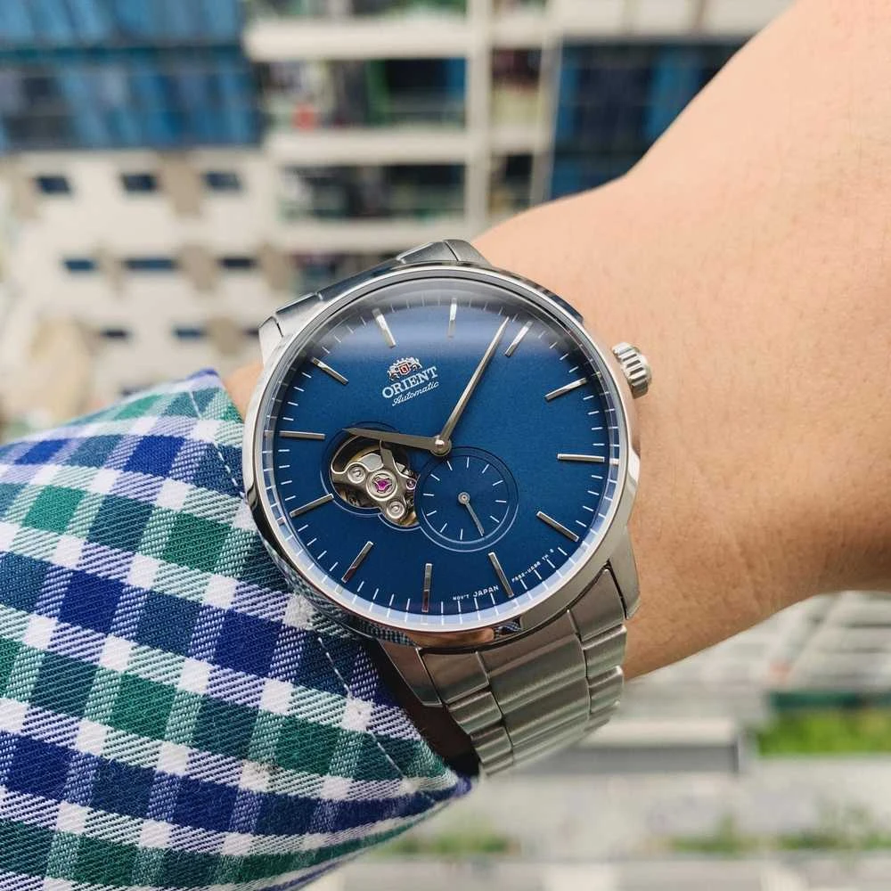 Vyriškas laikrodis Orient Open Heart Automatic RA-AR0101L10B + BOX