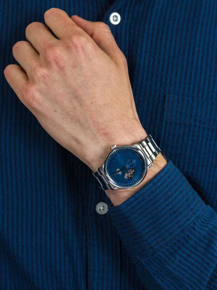 Vyriškas laikrodis Orient Open Heart Automatic RA-AR0101L10B + BOX