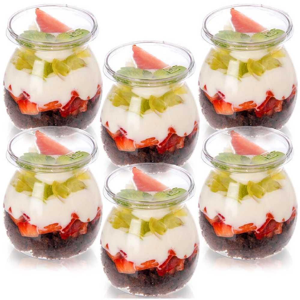 Orion Deserto dubenėliai su dangteliais 160 ml, 6 vnt.