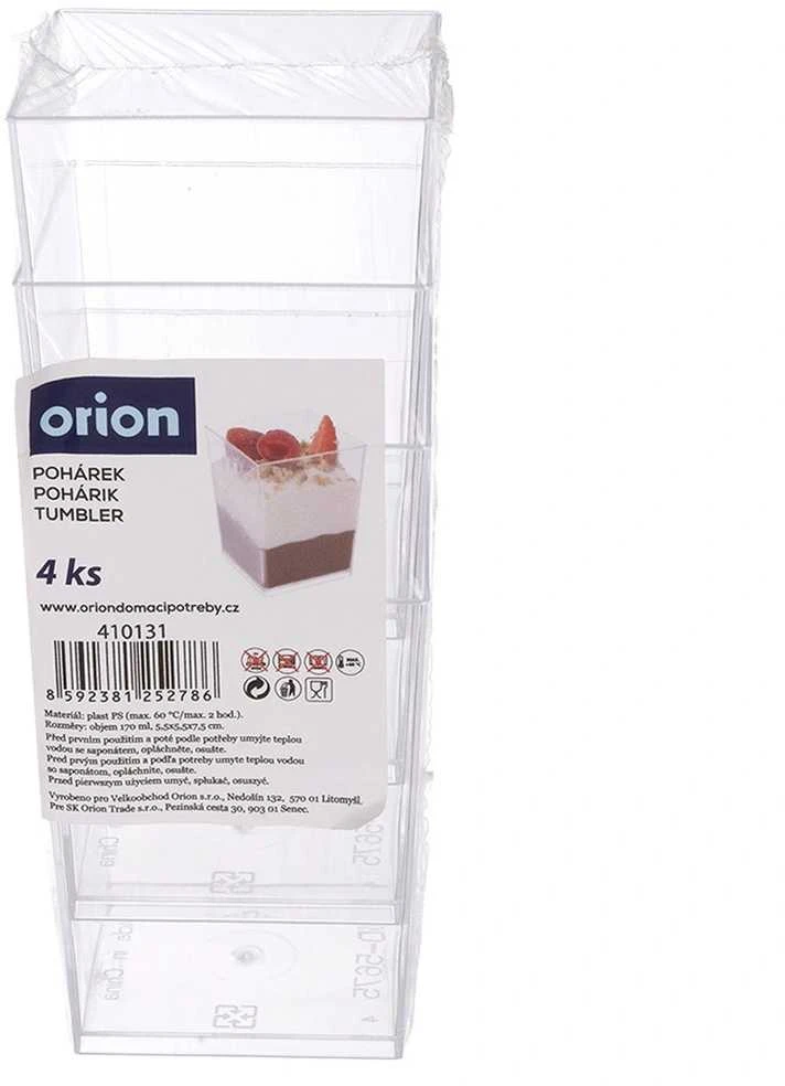 Orion deserto ir užkandžių dubenys, 160 ml, 4 vnt.