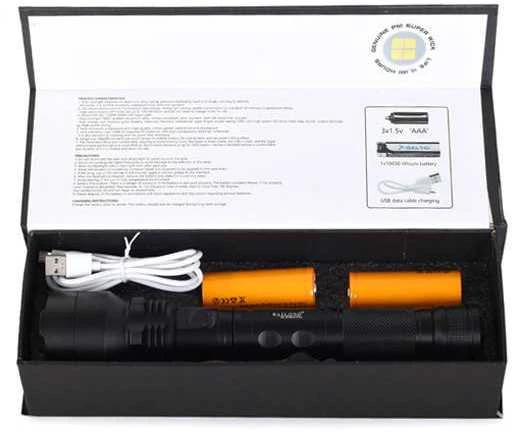 Žibintuvėlis Bailong BL-P59-2-P50 su CREE XHP50 dioda ir zoom funkcija