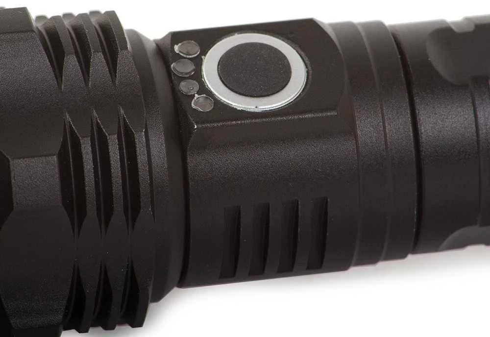 Žibintuvėlis Bailong BL-P59-2-P50 su CREE XHP50 dioda ir zoom funkcija