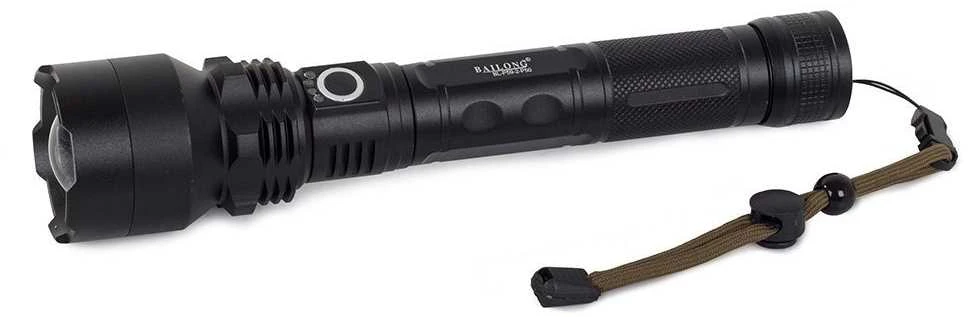 Žibintuvėlis Bailong BL-P59-2-P50 su CREE XHP50 dioda ir zoom funkcija
