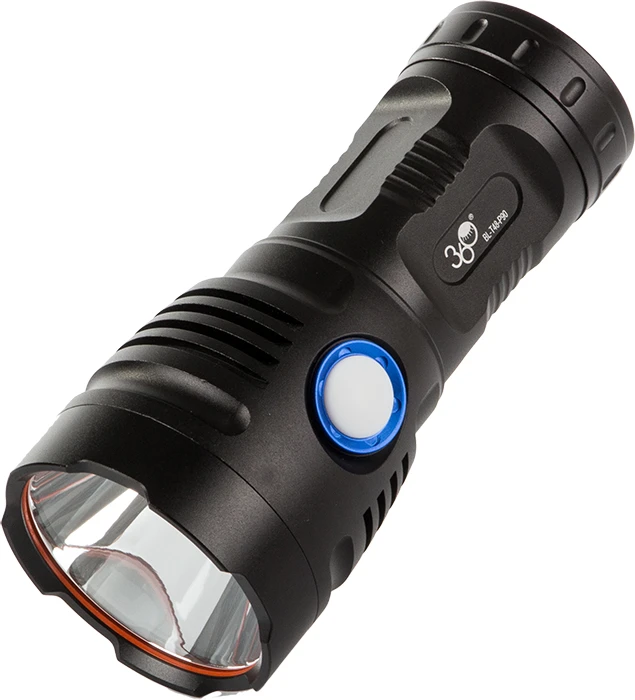 Taktinis žibintuvėlis Bailong T48 su CREE XHP90 ir COB LED
