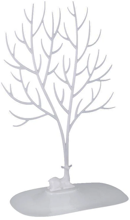 Papuošalų stovas elnias, 42 cm, baltas