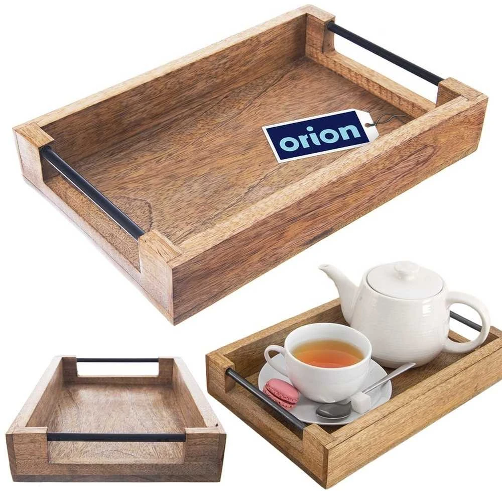 Orion Medinių padėklų 30,5x20,5 cm - Praktiškas ir stilingas