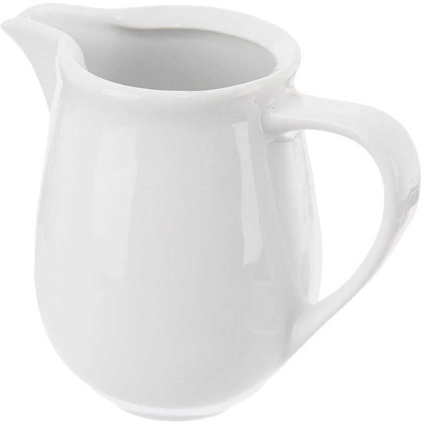 Orion Pieno ąsotis porcelianas MONA 80 ml baltas