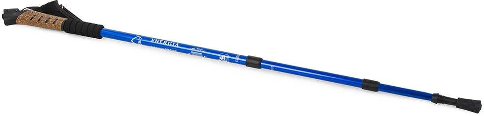 Teleskopinė nordic walking lazda su kamštine rankena, 135 cm