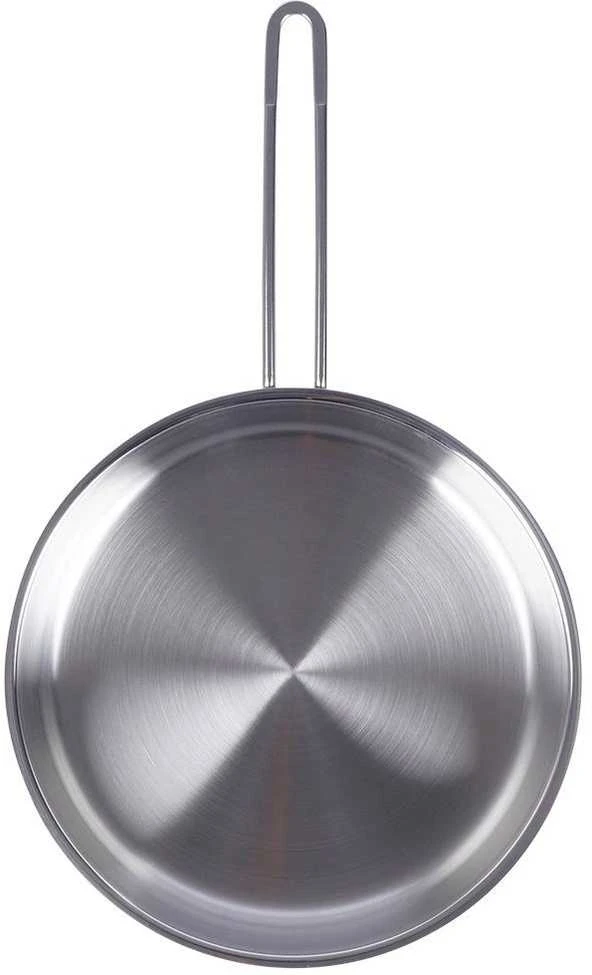 Orion plieninė keptuvė ANETT 26 cm, energiją taupanti, nerūdijančio plieno