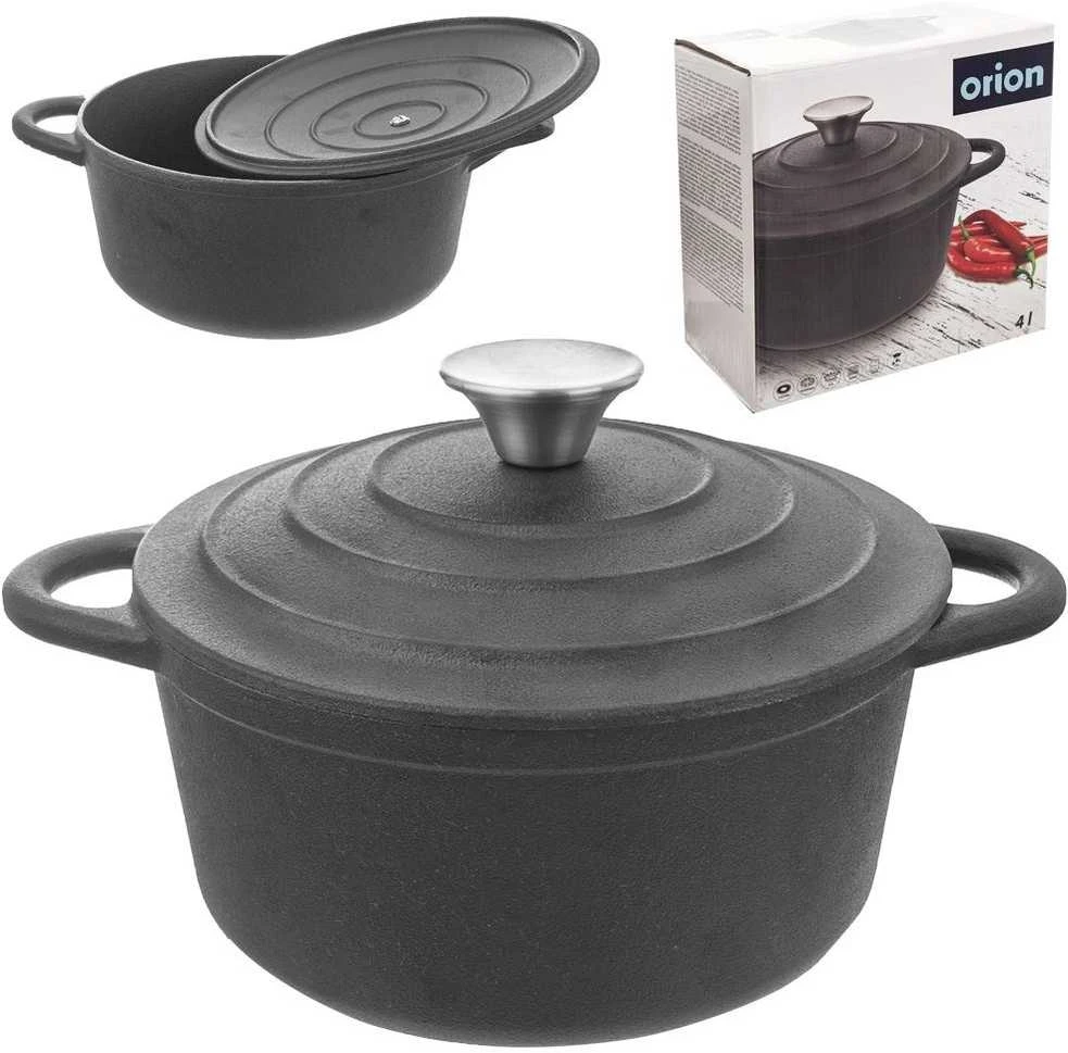 Orion Puodas ketus su dangčiu LITINA 23 cm, 4 l