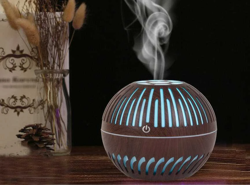 Oro drėkintuvas su aromaterapijos funkcija, 300ml, LED apšvietimas