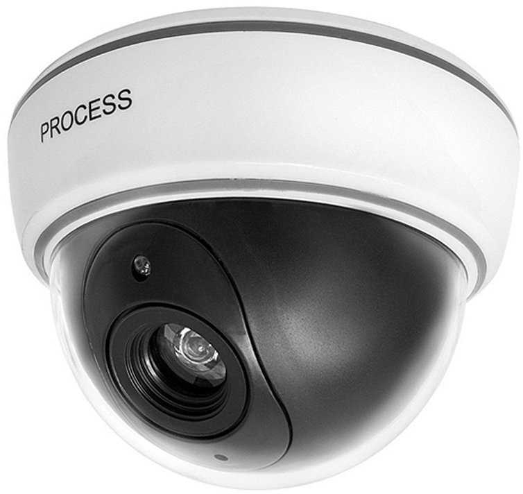 Pramoninės kameros imitacija su LED lempute 12,5x12,5x8 cm