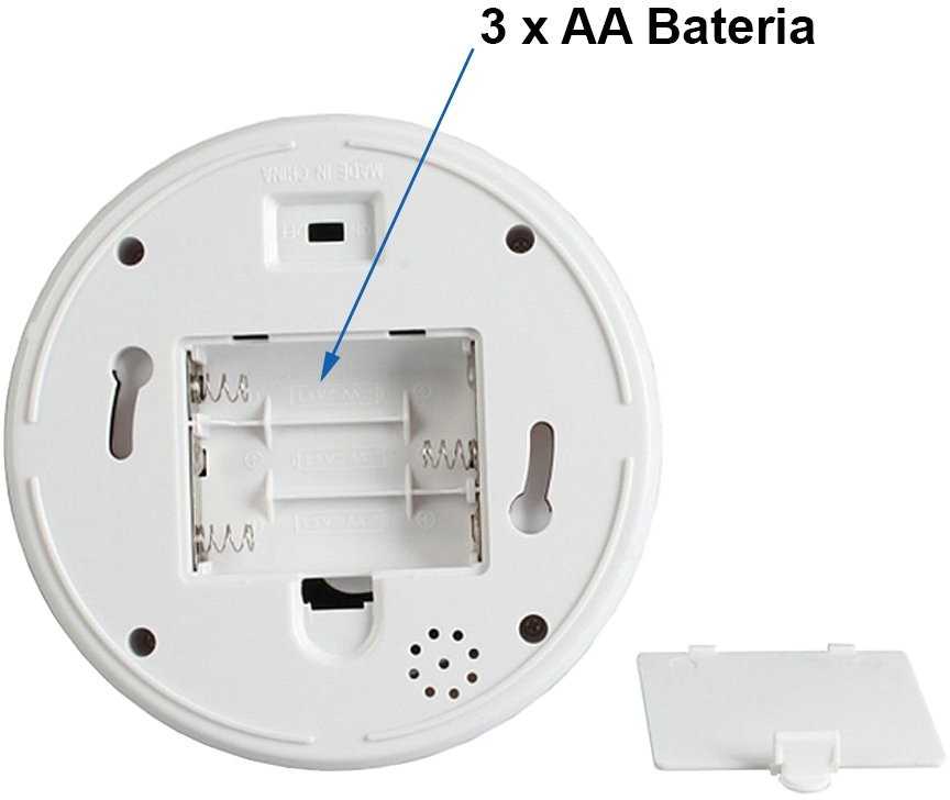 Pramoninės kameros imitacija su LED lempute 12,5x12,5x8 cm