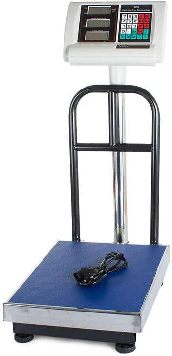 Elektroninės platforminės svarstyklės su atlošu 100 kg, 30x40 cm