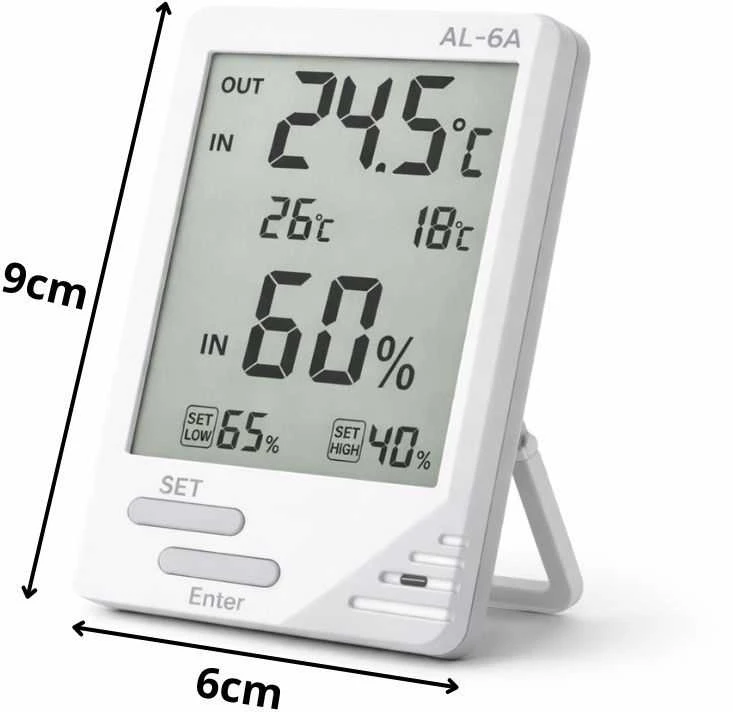 Orų stotelė lcd termometras higrometras kambario termometras