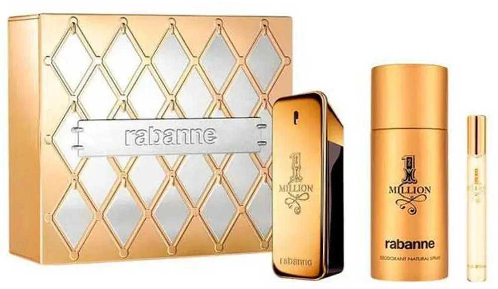 Paco Rabanne Estuche 1 Million Eau De Toilette, 100 ml Desodorante, 150 ml Eau De Toilette, 10 ml