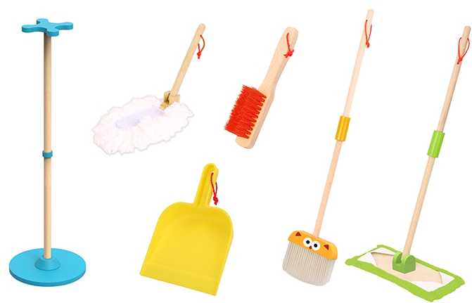 Tooky Toys Tooky Toy Vaikų Siurbiamos Priemonės Rinkinys 6 vnt.