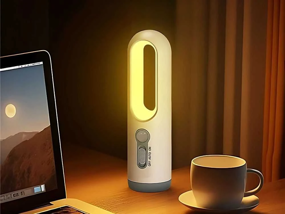Pakabinamas šviestuvas LED Naktinė Šviesa su Judesio Jutikliu ir Flashlight Funkcija, Belaidė, USB Maitinimo