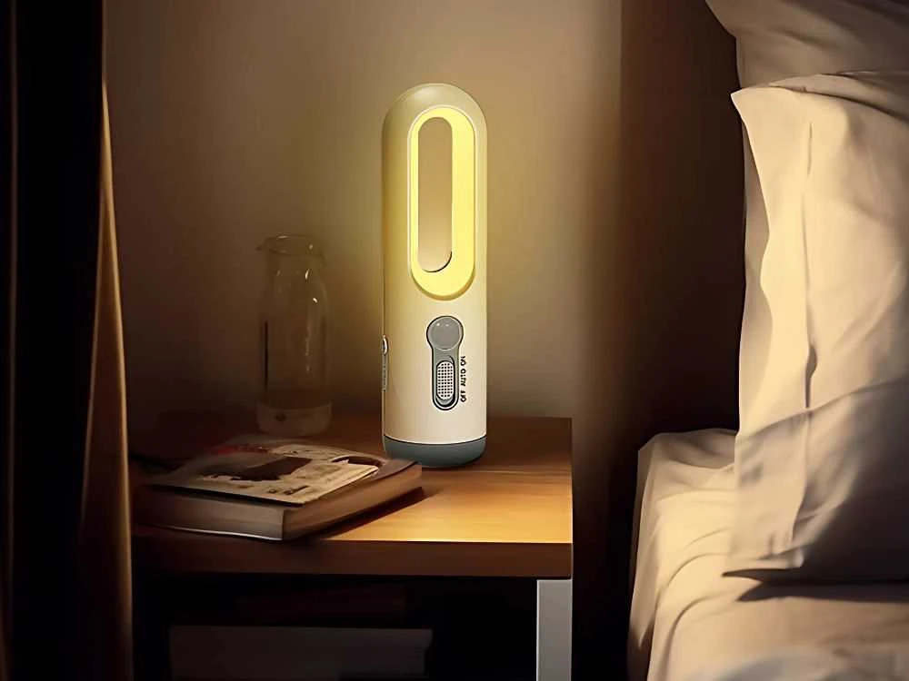 Pakabinamas šviestuvas LED Naktinė Šviesa su Judesio Jutikliu ir Flashlight Funkcija, Belaidė, USB Maitinimo