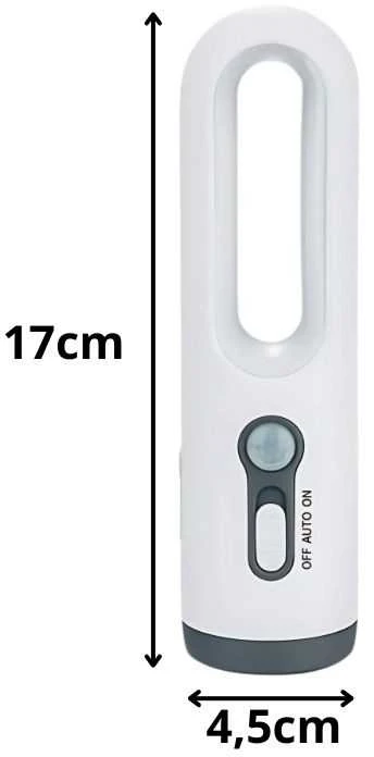 Pakabinamas šviestuvas LED Naktinė Šviesa su Judesio Jutikliu ir Flashlight Funkcija, Belaidė, USB Maitinimo
