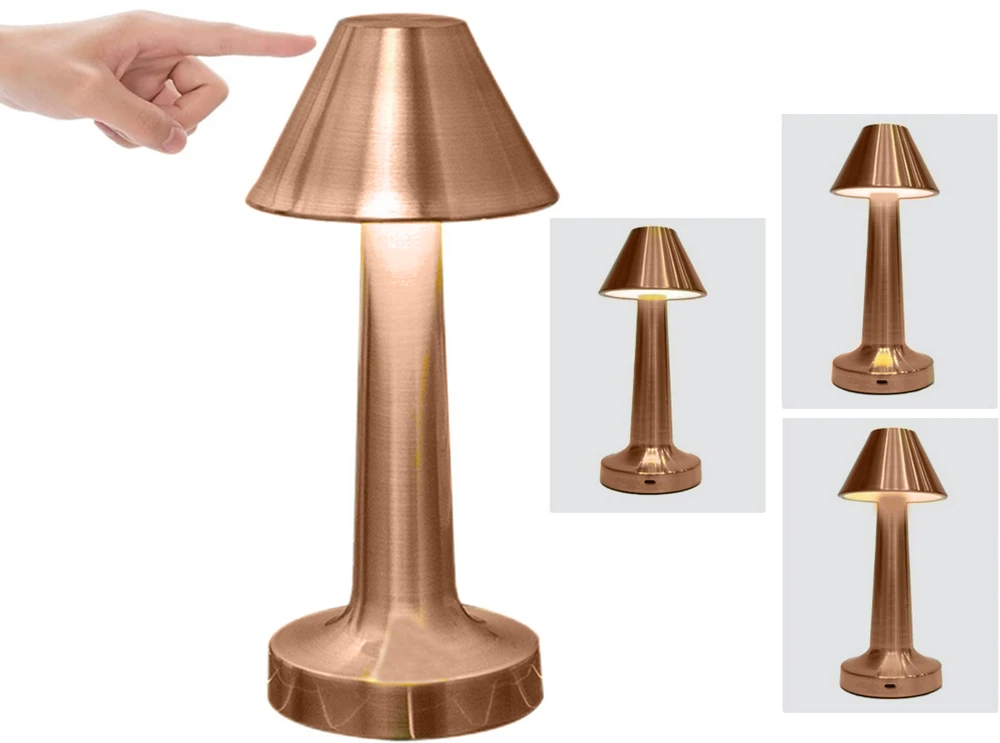 Pakabinamas šviestuvas Naktinis šviestuvas su 3 lygių apšvietimu, 23,5 cm, varinis