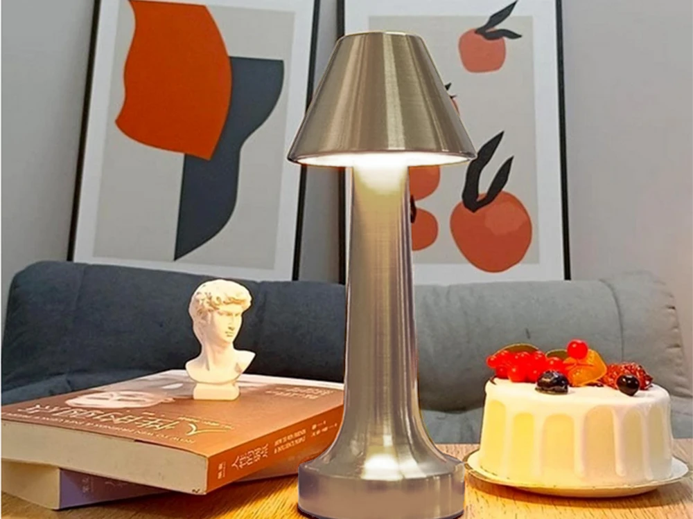 Pakabinamas šviestuvas Naktinis šviestuvas su jutikliniu valdymu, 23,5 cm, sidabrinis