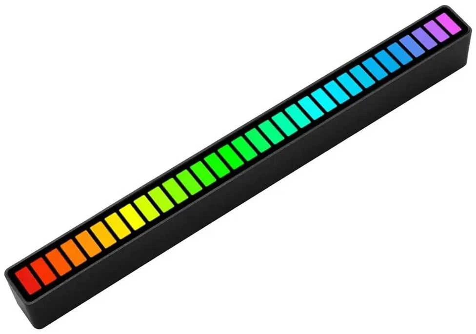 Pakabinamas šviestuvas RGB LED Juostos su Garsiniu Atsaku - 18 Modo Multicolor