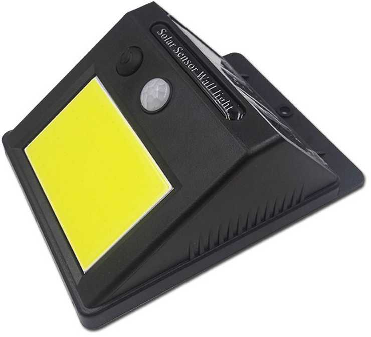 Saulės šviestuvas su 48 LED ir judesio jutikliu