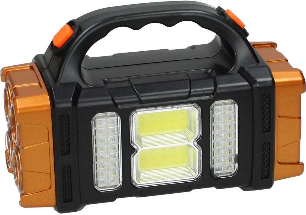 Nešiojama saulės lempa su LED ir powerbank funkcija HB-2678