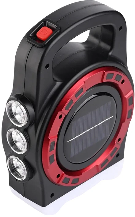 Nešiojama saulės lempa su LED ir akumuliatoriumi HB-6678C