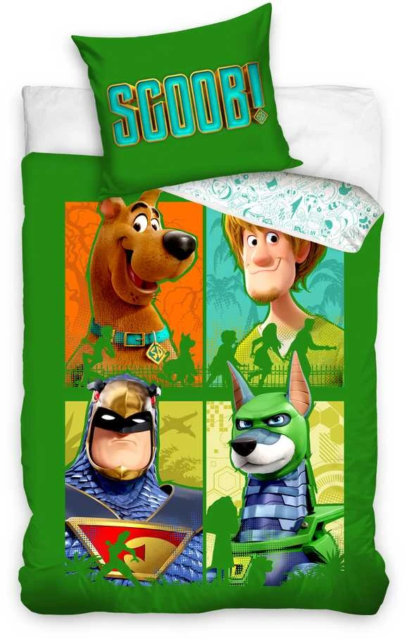 Camry Scooby Doo patalynė 135x200 cm su pagalvės užvalkalu 80x80 cm