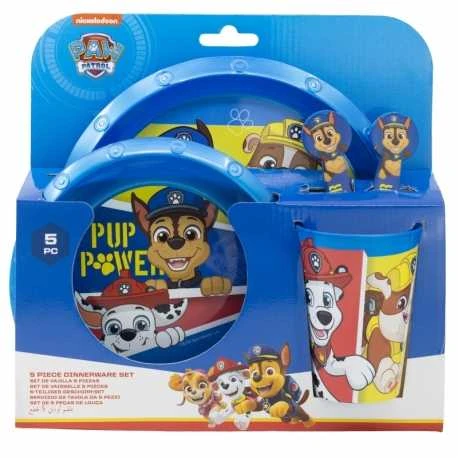 STOR Paw Patrol plastikinių indų rinkinys, 5 dalių