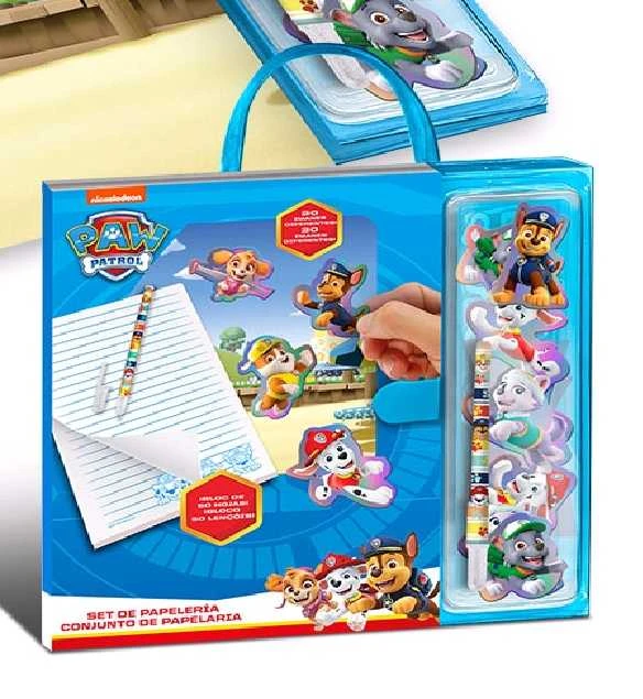 Kids Euroswan - Akcesoria licencyjne PAW Patrol rašymo rinkinys su pieštuku ir magnetais