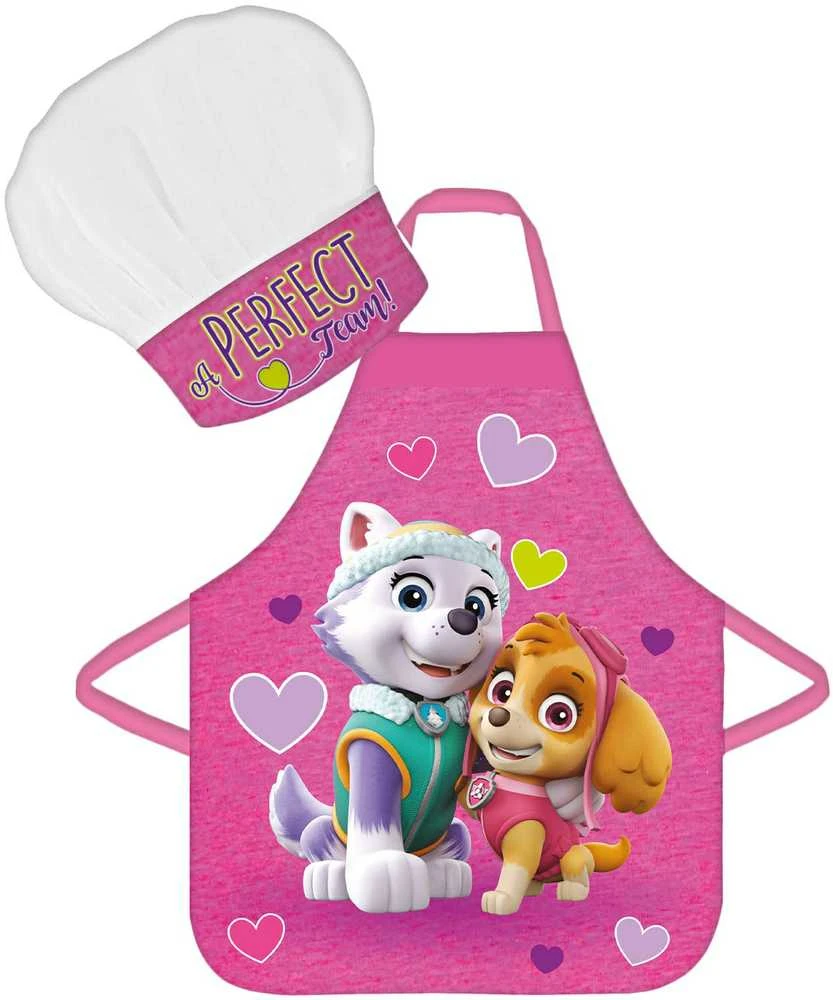 Paw Patrol virtuvės prijuostės ir skrybėlės rinkinys