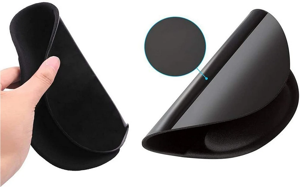 Fusion Accessories Ergonomiška gelinė pelės kilimėlis su riešo atrama