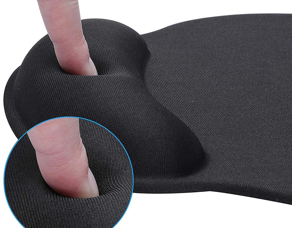 Fusion Accessories Ergonomiška gelinė pelės kilimėlis su riešo atrama