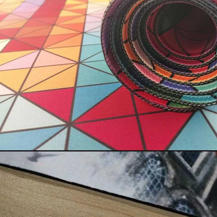 Pelės kilimėlis žaidimams ir klaviatūra žaidėjams 30x80 cm - spalvingos formos